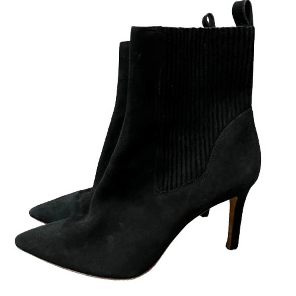 Via Spiga Corene Sock Boot Black Size 7